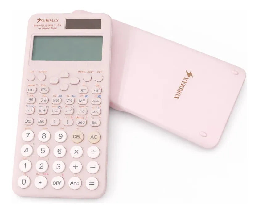 Calculadora Científica Surimax Rosa Solar 417 Funciones