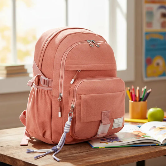 Mochila Marca Lluvia  Gamusa Rosa Primaria