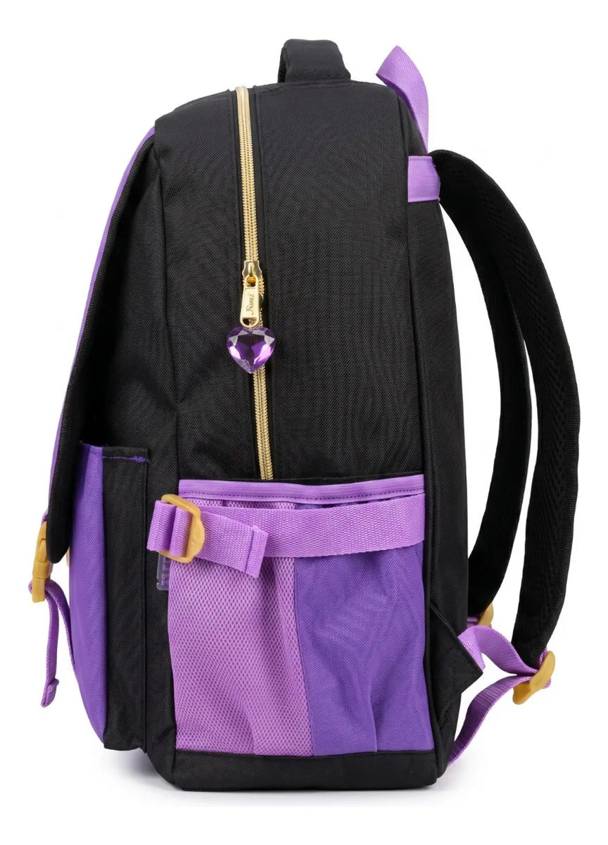 Mochila Ruz Huntrix Con Cadena Decorativa Y Colgantes