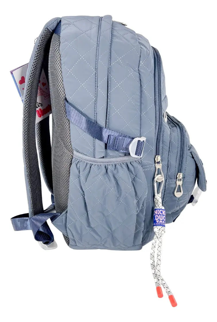 Mochila Marca Lluvia Juvenil Azul Primaria