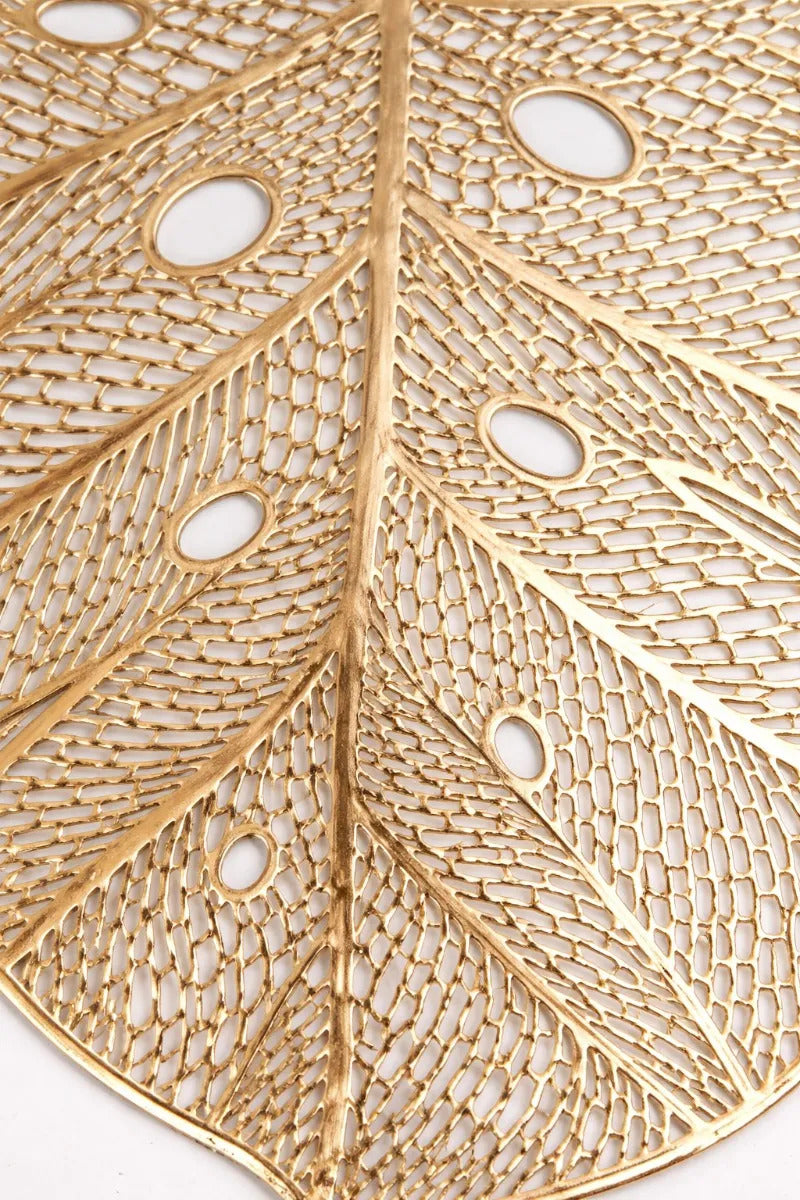 Manteles Individuales 6 Piezas Diseño Hoja Tropical Moderno