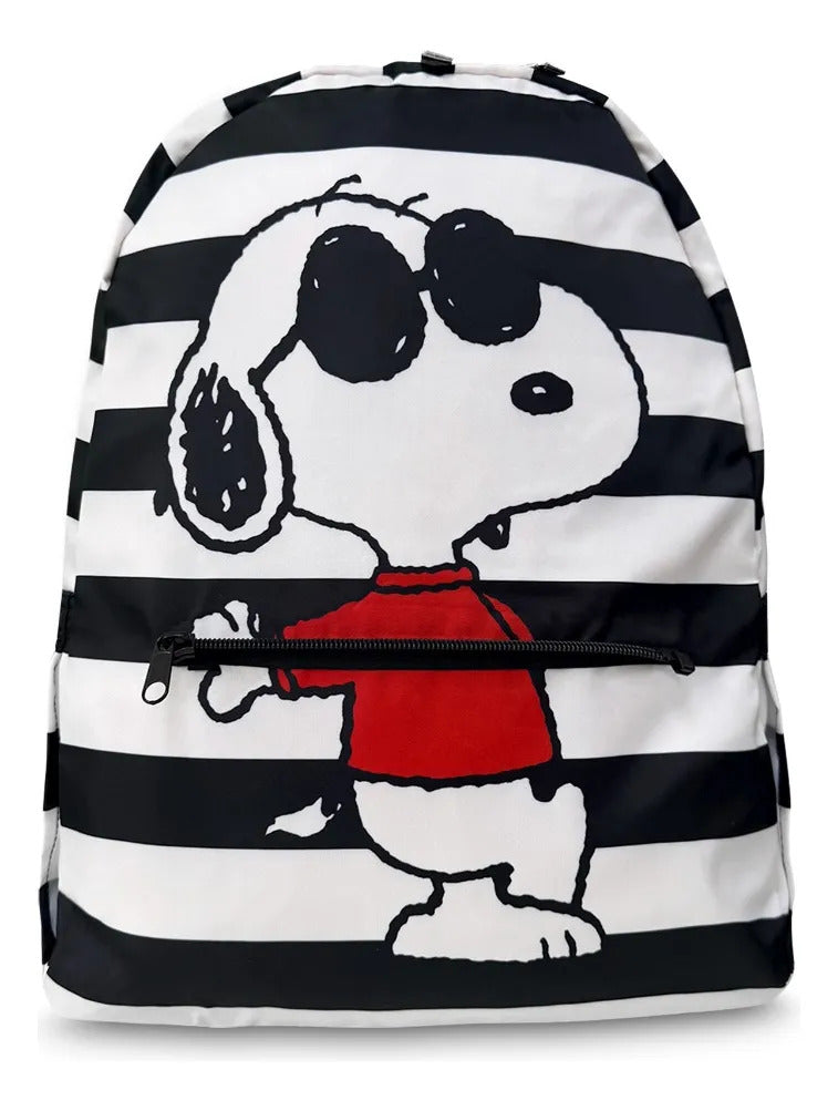 Set Escolar Yadatex Negro 3 Piezas Snoopy Canguro