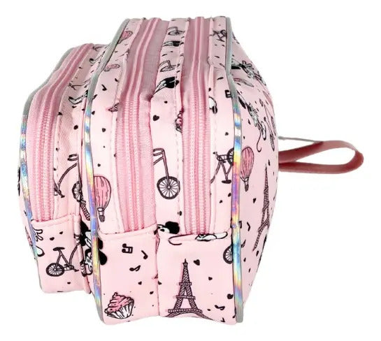 Paquete Mochila 3 Piezas Marca Lluvia Mickey Paris Primaria