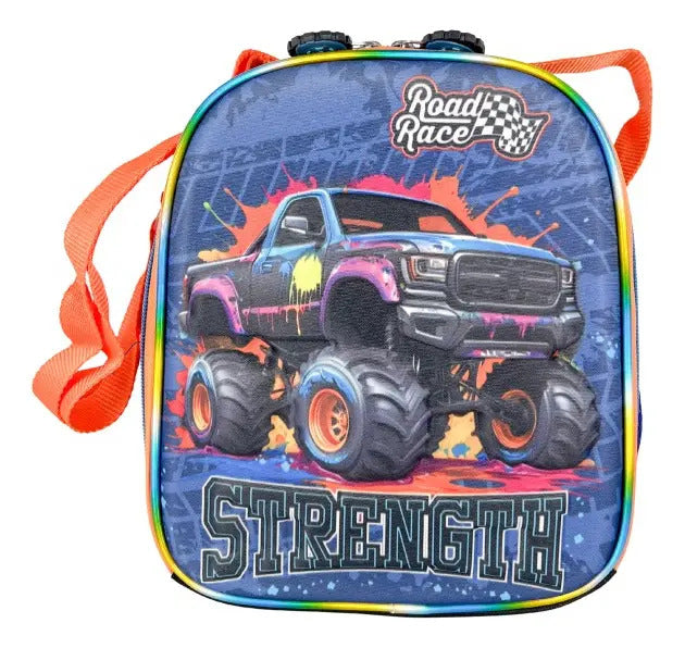 Mochila Primaria 3 Piezas Marca Lluvia Monster