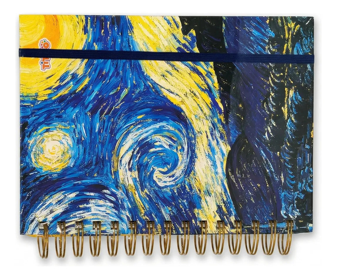 Cuaderno Titiko Van Gogh 200 Hojas Cuadro Chico Francés