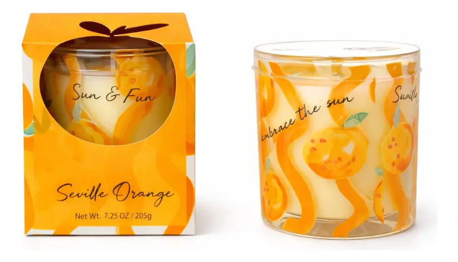 Colección De Velas Aromáticas 4 Aromas Frutales Premium