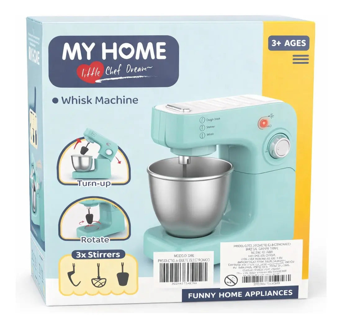 Batidora Infantil Candy Toys My Home Con 3 Aspas Giratorias
