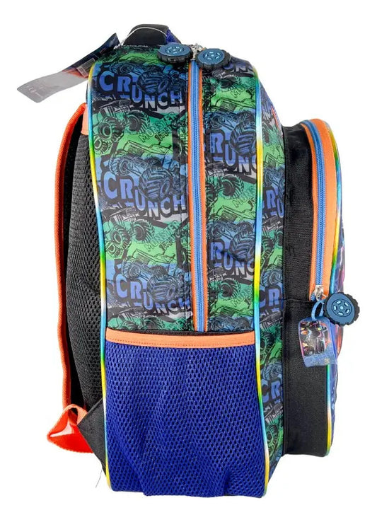 Mochila Primaria 3 Piezas Marca Lluvia Monster