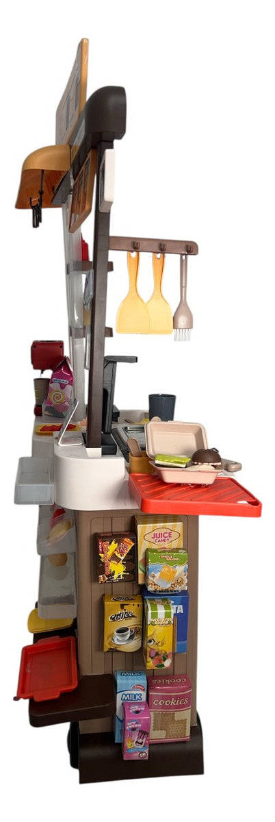 Set De Comida Marca Candy Toys Teppanyaki Grill 83 Piezas