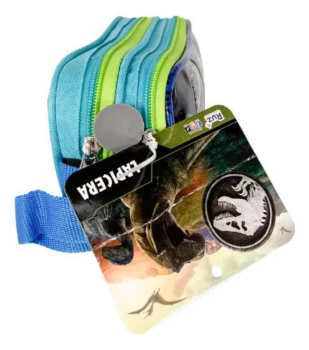 Mochila Primaria  3 Piezas Marca Ruz Jurassic World