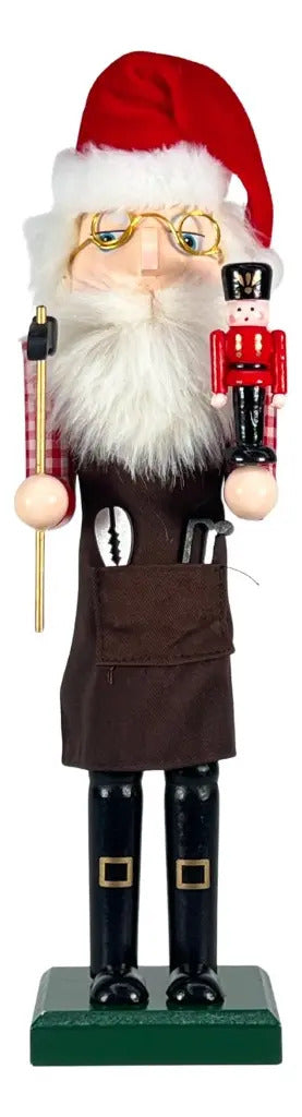 Cascanueces Santa Artesano Navideño 1 Pieza 26x7x7