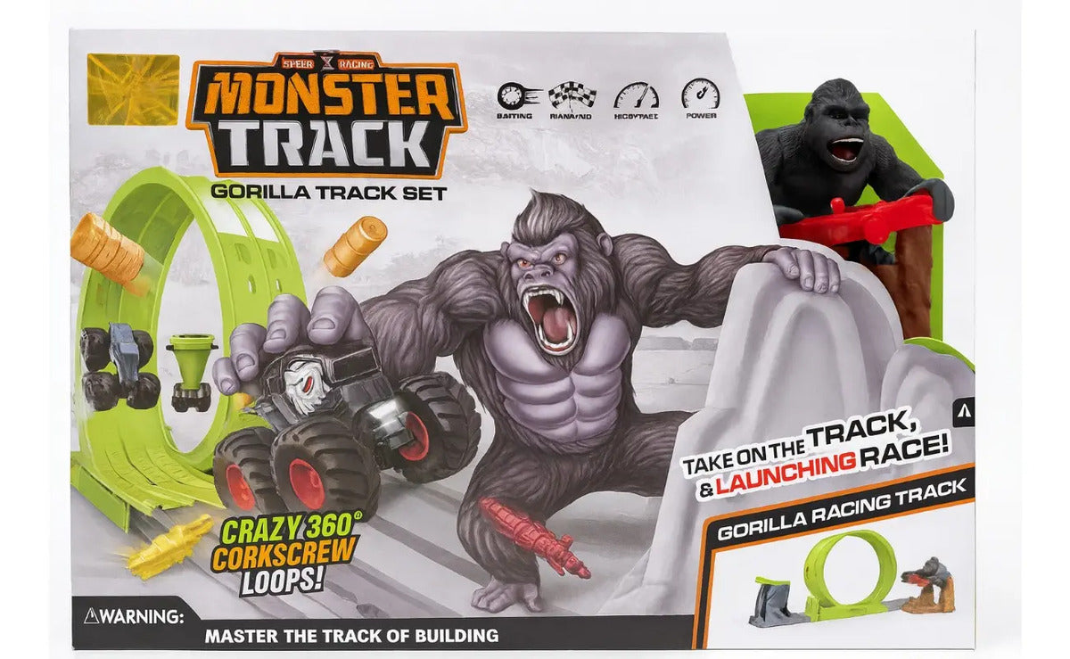 Pista De Carros Gorilla Track Con Loop 360 Candy Toys