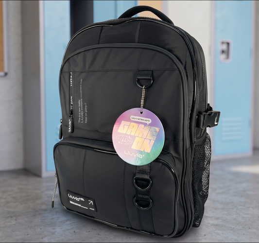 Mochila Juvenil Marca Lluvia Estilo Urbano Negro
