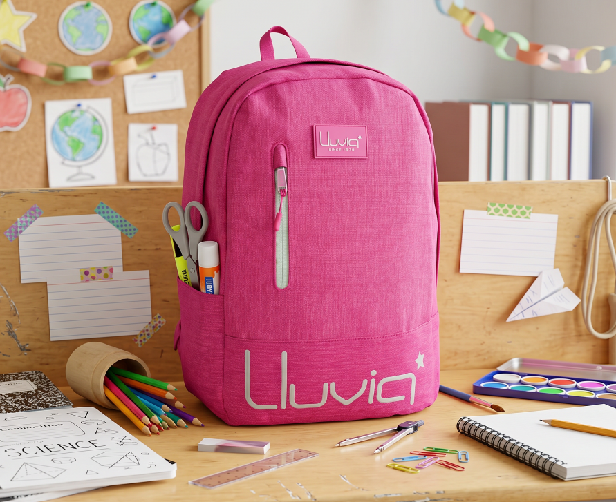 Mochila Juvenil Marca Lluvia Fucsia