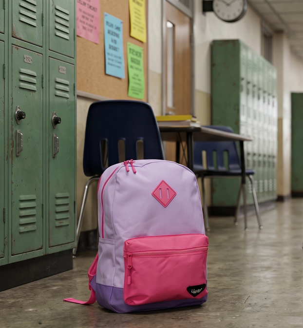 Mochila Juvenil Marca Lluvia Lila Rosa