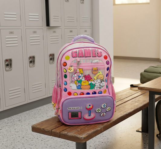 Mochila Marca Lluvia Feria Rosa