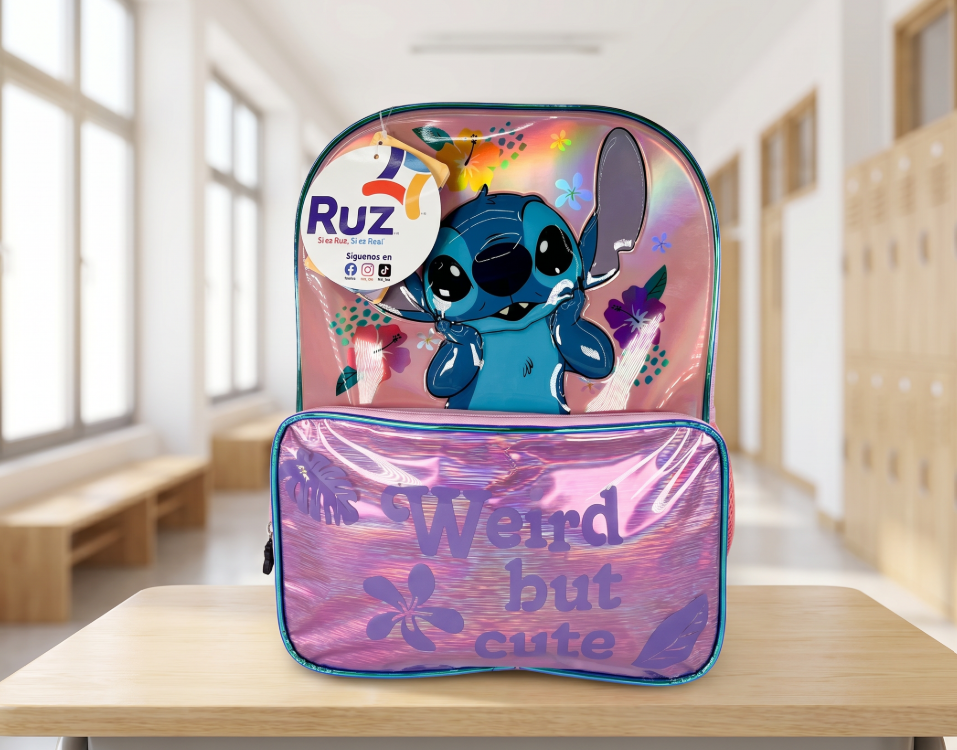 Mochila Primaria Marca Ruz Stitch