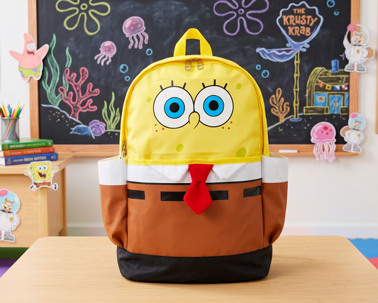 Mochila Primaria Marca Yadatex Bob Esponja Al Agua