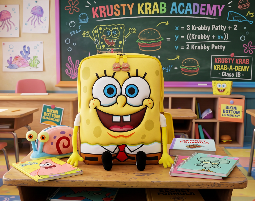 Mochila Primaria Marca Yadatex  Bob Esponja Aventura Marina