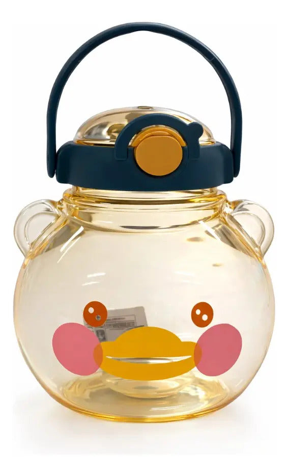 Vaso Para Agua Niños 1430 Ml Antiderrame Pato Y Oso