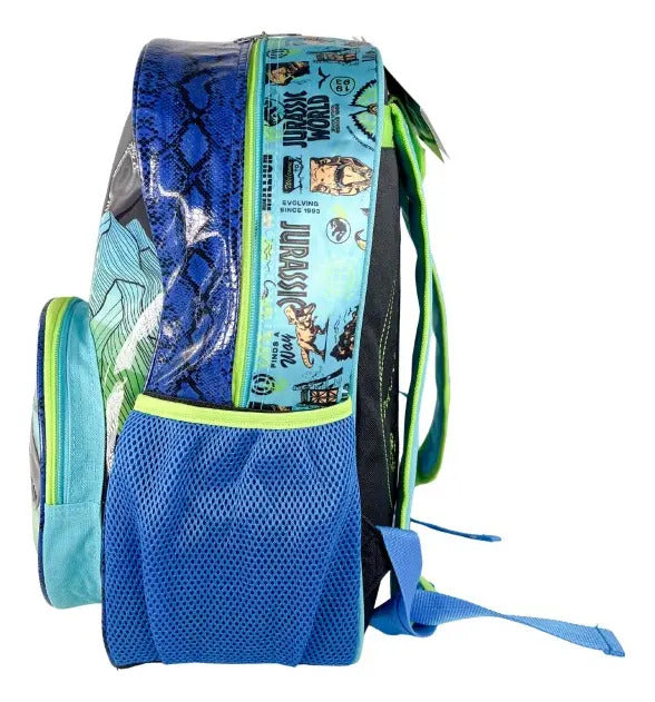 Mochila Primaria  3 Piezas Marca Ruz Jurassic World