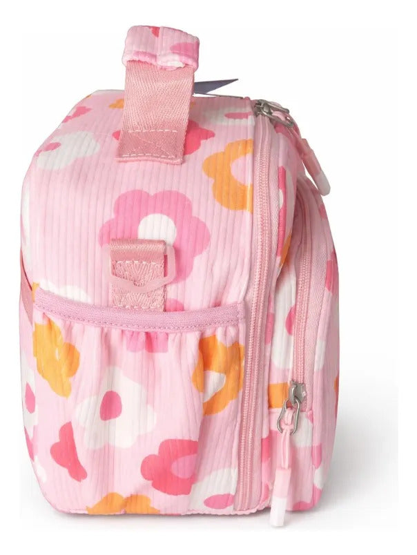 Set 3 Piezas Lluvia Diseño Floral Mochila Lonchera Lapicera
