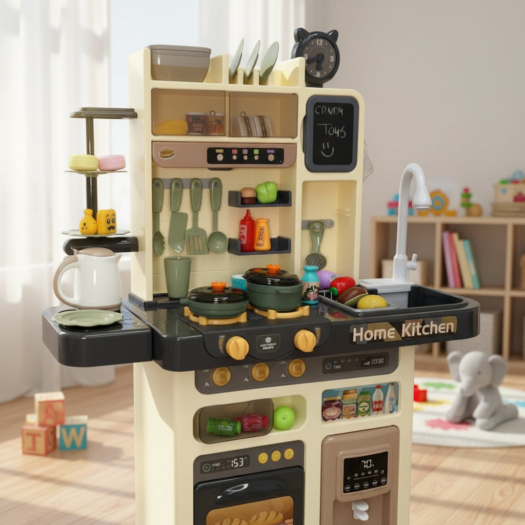 Cocina Infantil Candy Toys Con 8 Funciones, 87 Accesorios