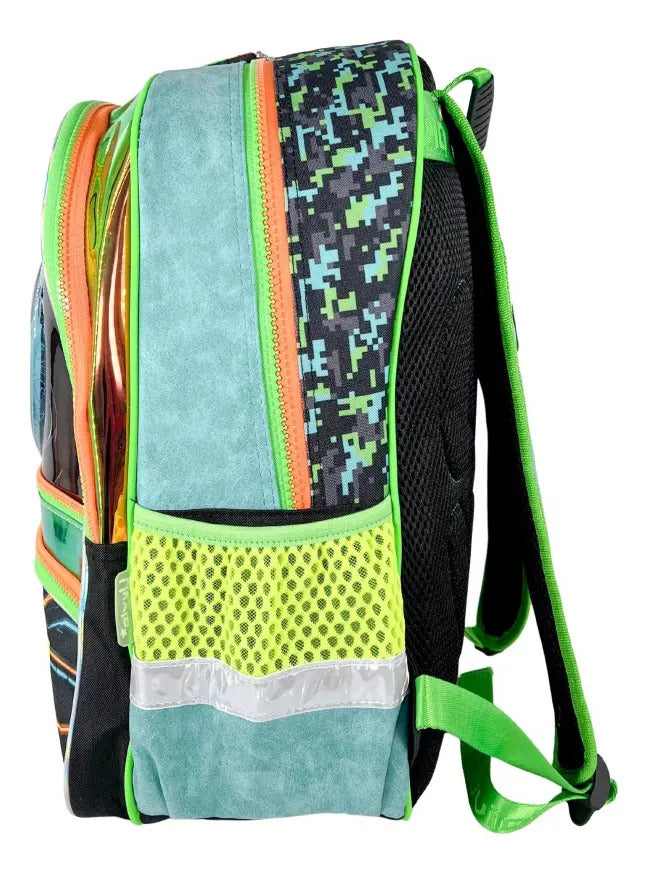 Mochila Marca Lluvia Diseño Game Negro