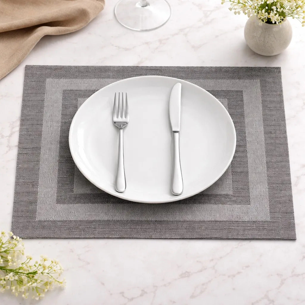 Manteles Individuales Decorativos 6 Piezas Efecto Satinado