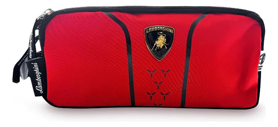 Set Escolar American Bags Rojo Lamborghini Tres Piezas