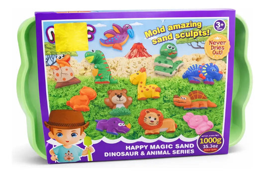 Arena Mágica Candy Toys Dinosaurios Y Animales Con Moldes
