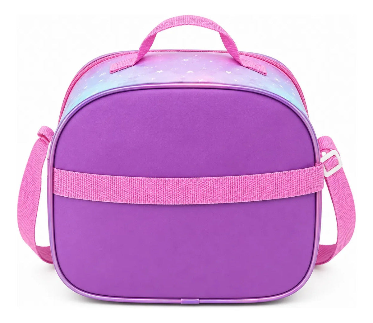 Set Escolar Unicornio Mágico Rosa Lila Mochila Tres Piezas