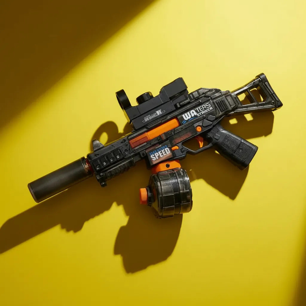 Pistola De Agua Eléctrica Rifle Recargable 3 Velocidades