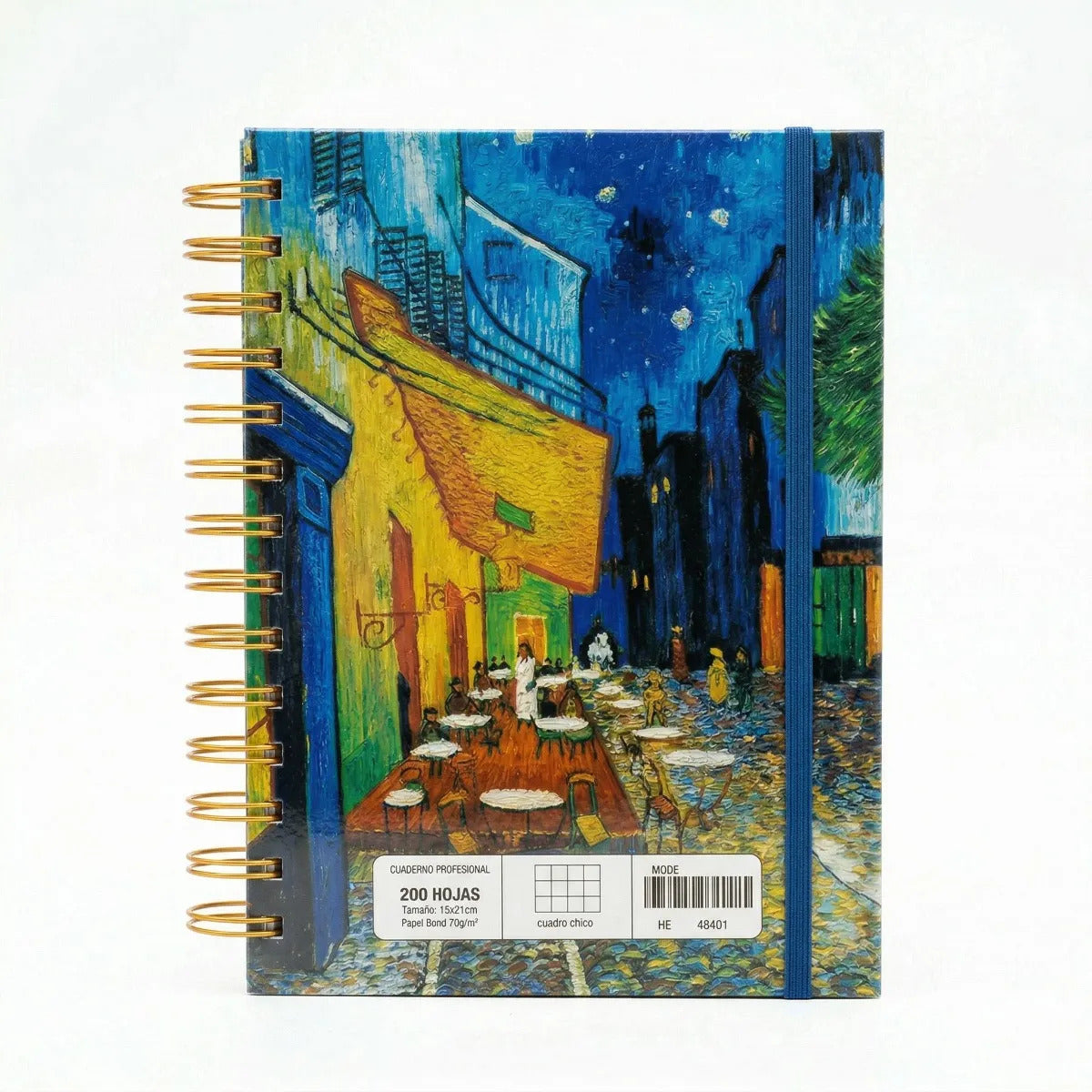 Cuaderno Titiko Van Gogh 200 Hojas Cuadro Chico Francés
