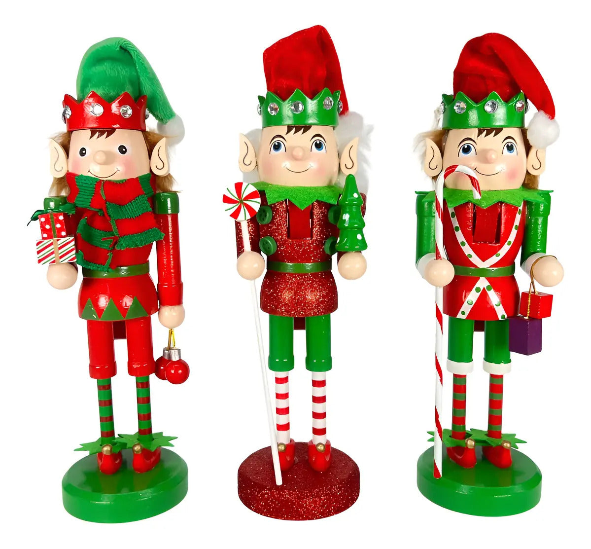 Cascanueces Duendes Que Roban Miradas 1 Pieza 15x3x3