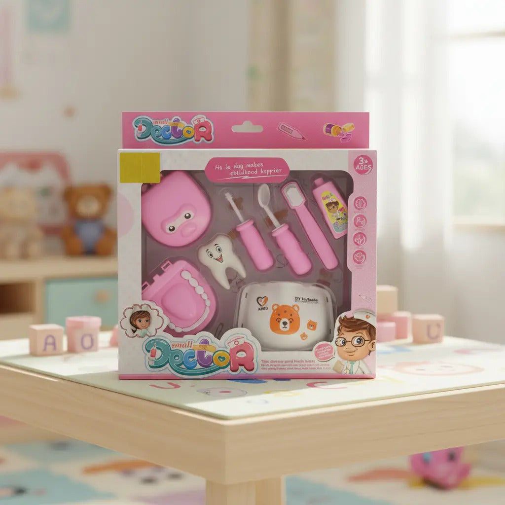 Juego De Dentista Para Niños Candy Toys 7 Piezas