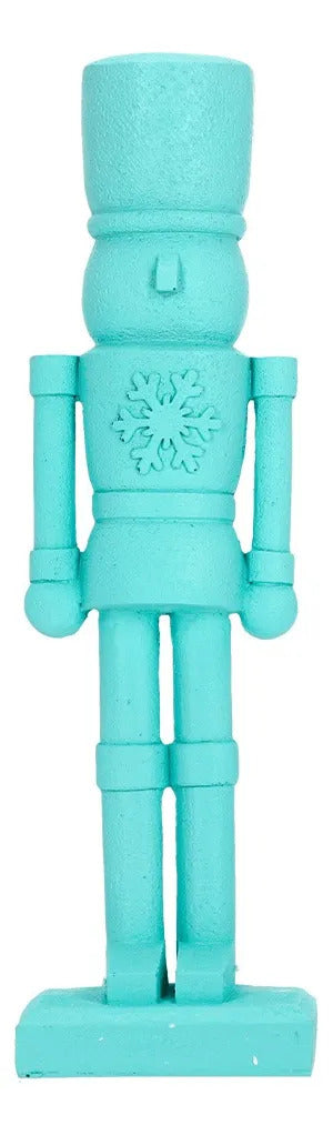 Soldado Lluvia Verde Menta Mate de Resina 28 cm