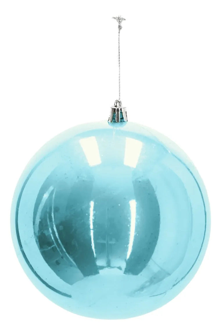Esferas lluvia Multicolor Brillantes Jumbo 16 Piezas 12 cm