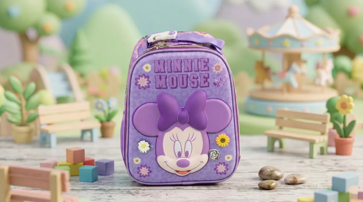 Lonchera Escolar Ruz Minnie Mouse Térmica 26 Cm Tipo Mochila