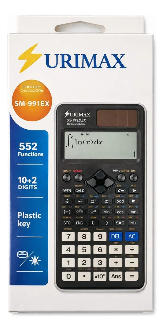 Calculadora Científica Surimax 552 Funciones Solar Y Pila