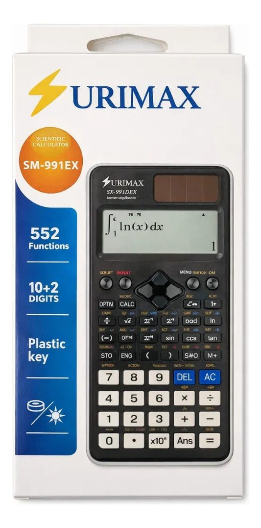Calculadora Científica Surimax 552 Funciones Solar Y Pila