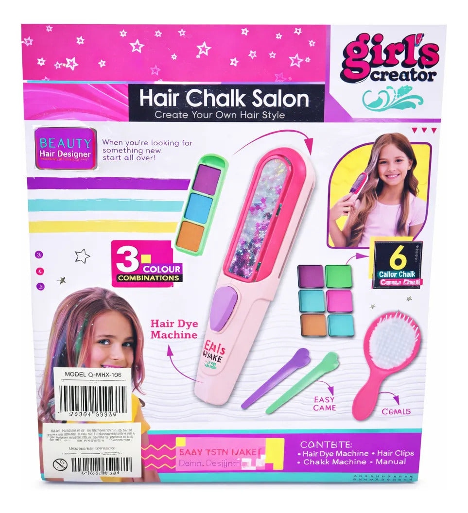 Set Para Mechas 6 Piezas Con Plancha Y Tintas Lavables