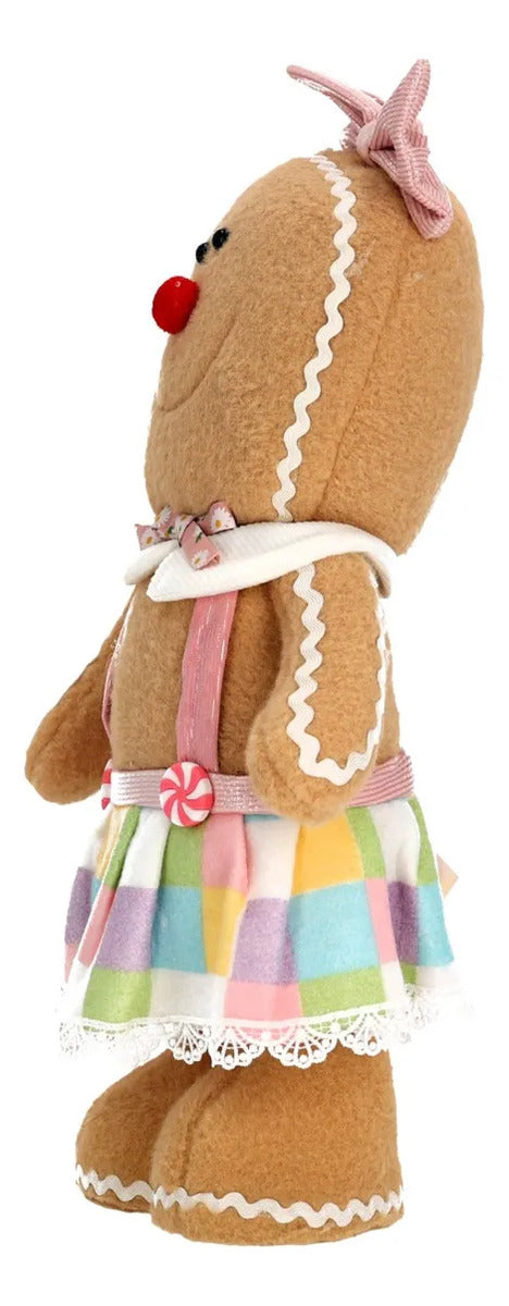 Figura Lluvia Galleta de Jengibre con Moño 48 cm