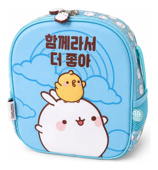 Lonchera American Bags Molang Y Piu Piu Color Turquesa
