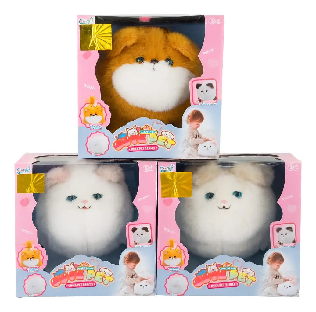 Peluche Gato Candy Toys Con Maullido Y Detección De Biberón