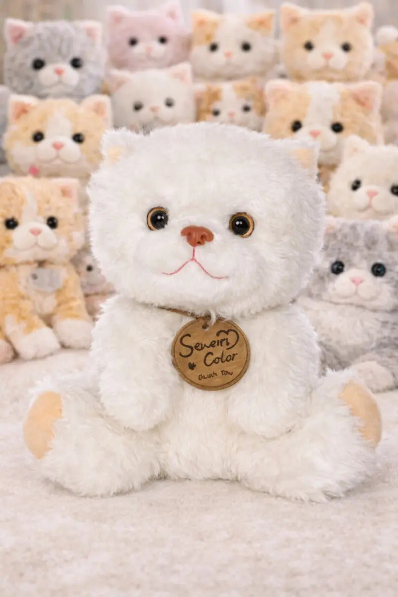 Peluche Gatito Candy Toys Seven Color 28 Cm 2 Colores