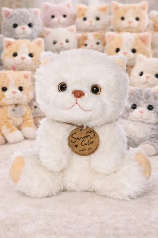 Peluche Gatito Candy Toys Seven Color 28 Cm 2 Colores