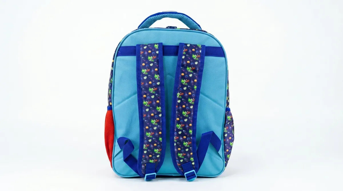 Mochila Primaria Ruz Super Mario Galaxy Con Mario Y Yoshi