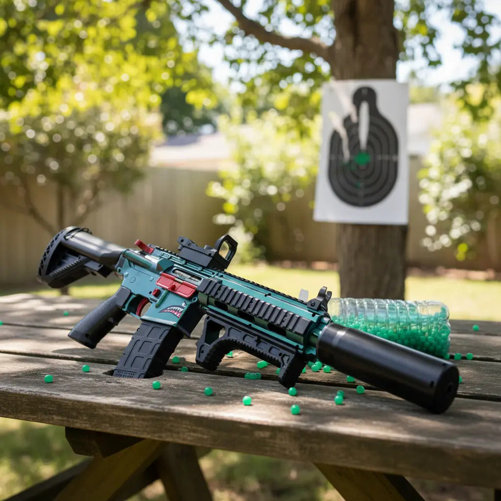 Pistola De Bala De Hidrogel Candy Toys Con Luz 30,000
