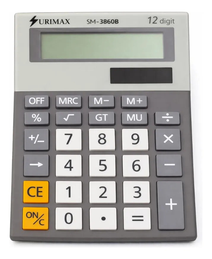 Calculadora De Escritorio Surimax 12 Dígitos Con Memoria